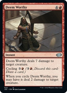 Deem Worthy [J22 - 520]
