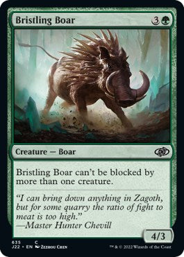 Bristling Boar [J22 - 635]