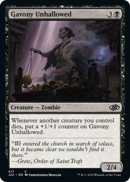 Gavony Unhallowed [J22 - 417]