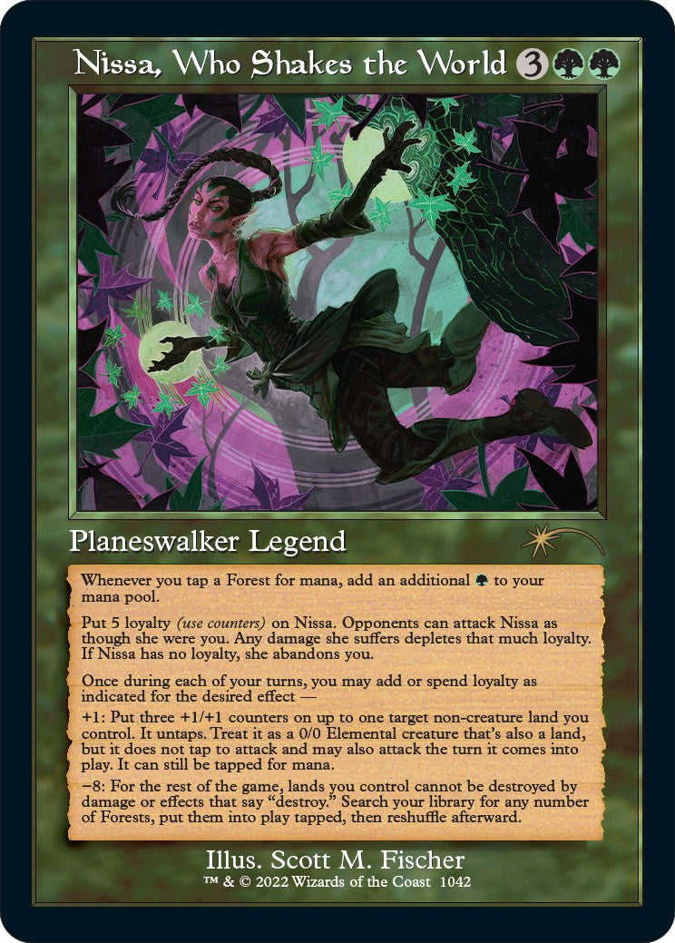 Nissa, Who Shakes the World (Retro Frame) [SLD - 1042]