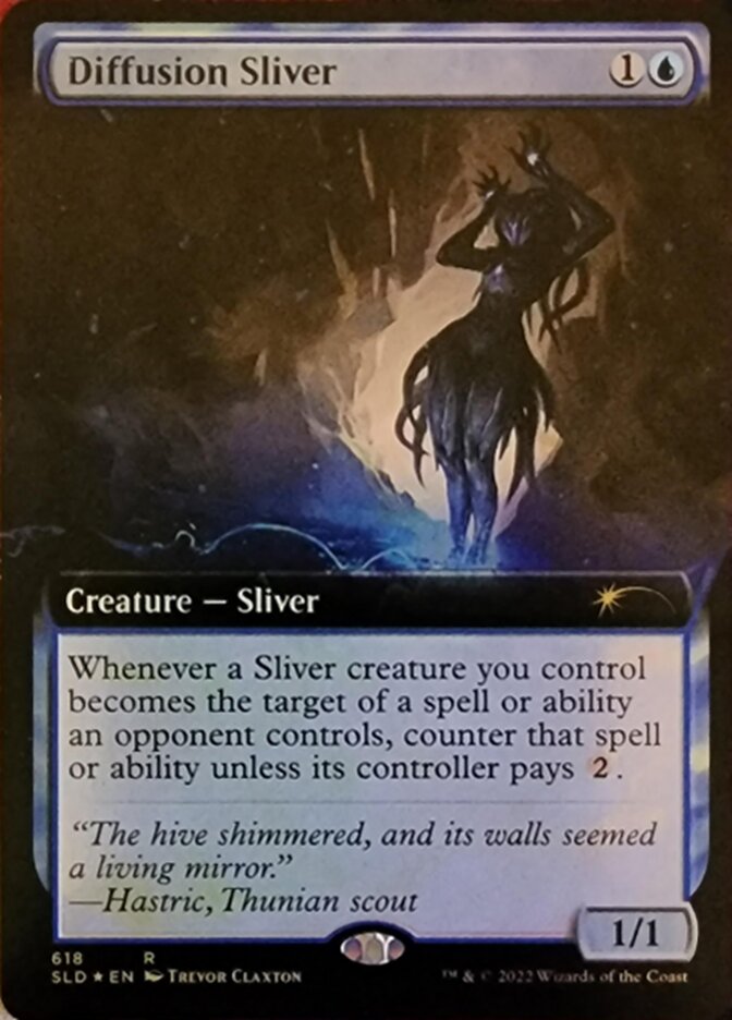 Diffusion Sliver (Extended Art) [Secret Lair Drop Promos] | The Clever Kobold