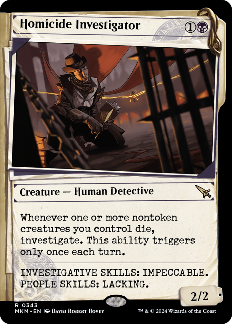 Homicide Investigator (Showcase) [Murders at Karlov Manor] | The Clever Kobold