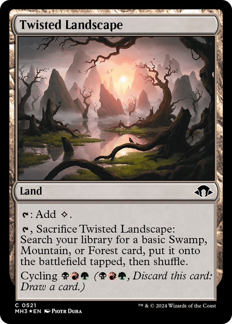 Twisted Landscape (Ripple Foil) [Modern Horizons 3] | The Clever Kobold