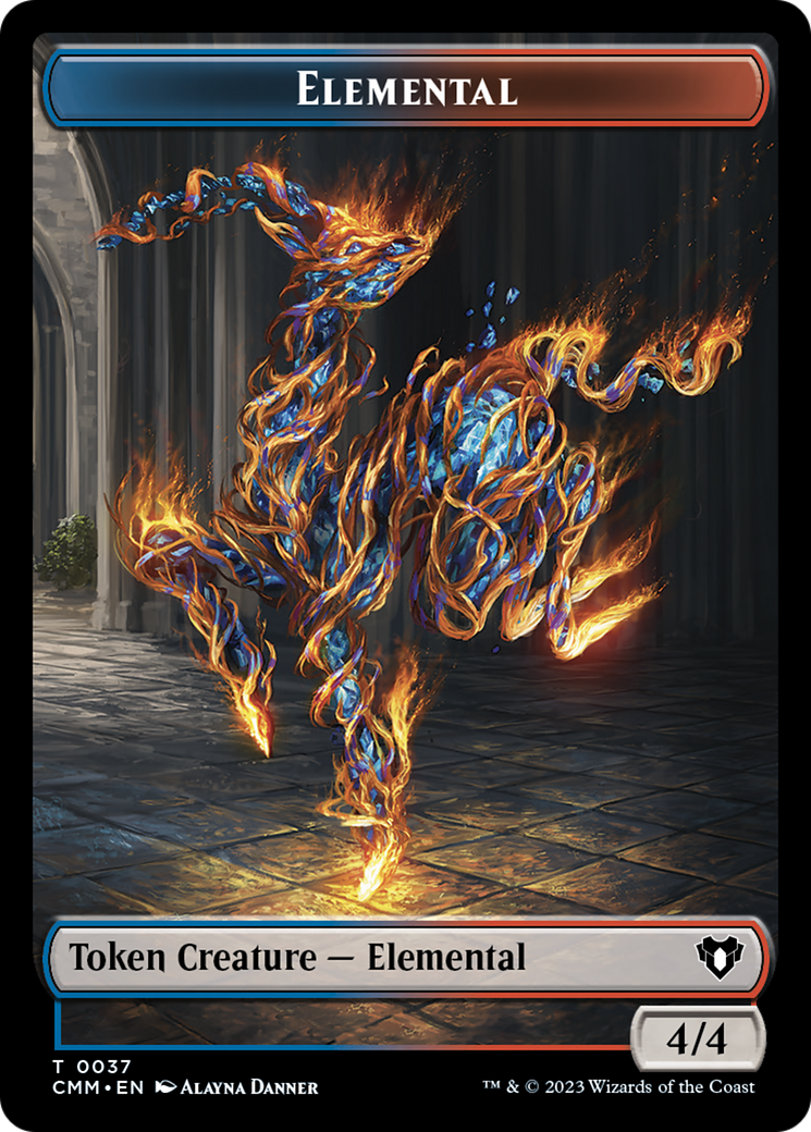 Elemental Token (37) [Commander Masters Tokens] | The Clever Kobold