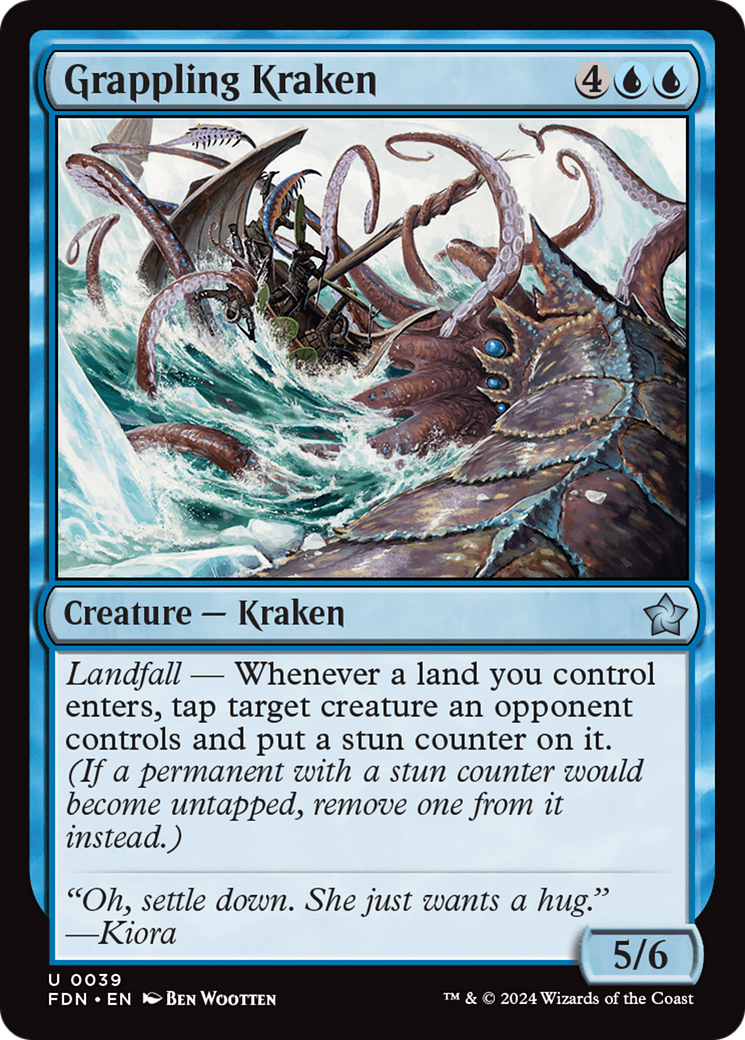 Grappling Kraken [Foundations] | The Clever Kobold