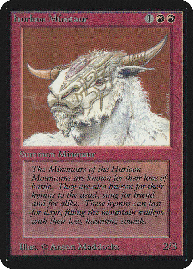 Hurloon Minotaur [Alpha Edition] | The Clever Kobold