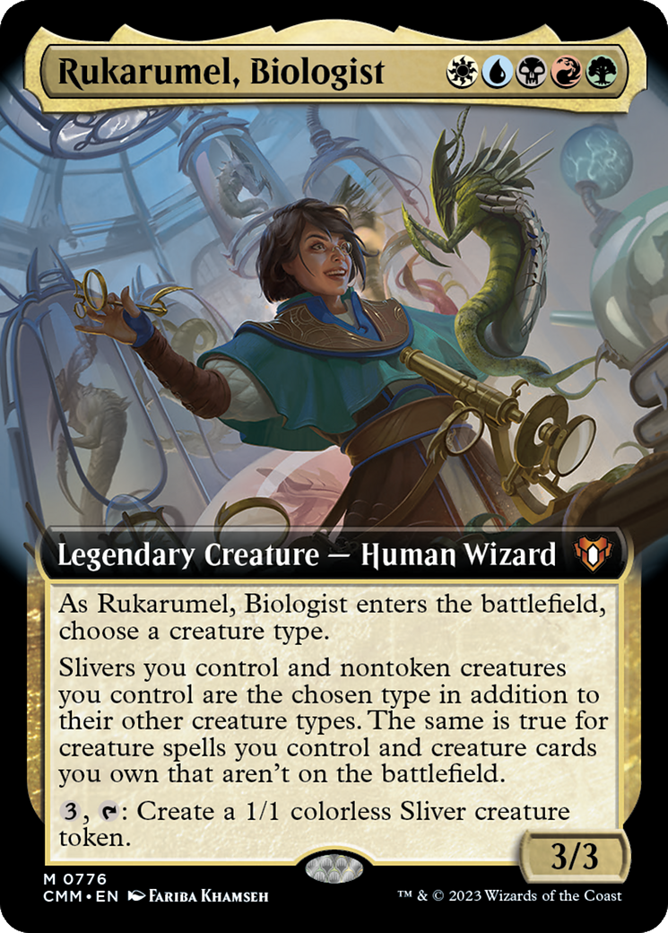 Rukarumel, Biologist (Extended Art) [Commander Masters] | The Clever Kobold