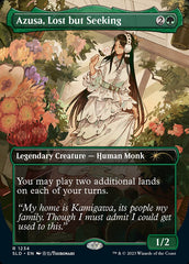 Azusa, Lost but Seeking (Borderless) [Secret Lair Drop Series] | The Clever Kobold