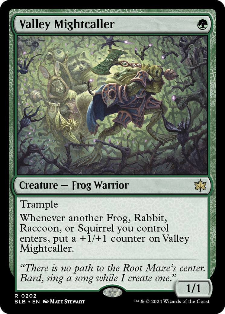 Valley Mightcaller [Bloomburrow] | The Clever Kobold