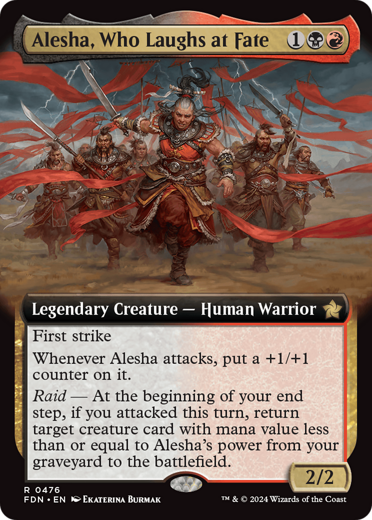 Alesha, Who Laughs at Fate (Extended Art) [Foundations] | The Clever Kobold