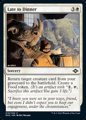 Late to Dinner [Modern Horizons 2] | The Clever Kobold