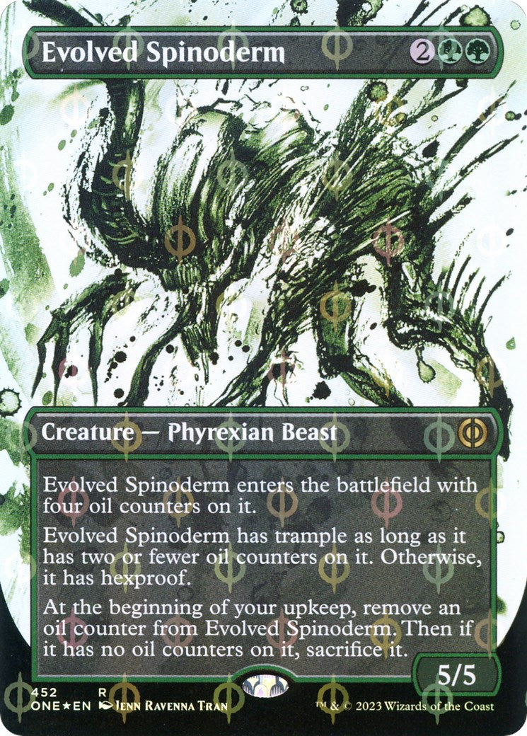 Evolved Spinoderm (Showcase) (Step-and-Compleat Foil) [ONE - 452]