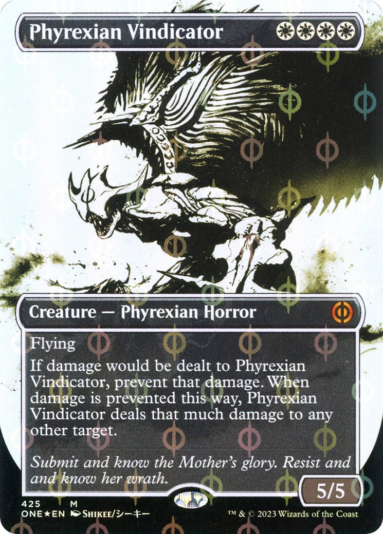 Phyrexian Vindicator (Showcase) (Step-and-Compleat Foil)