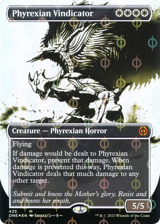 Phyrexian Vindicator (Showcase) (Step-and-Compleat Foil)