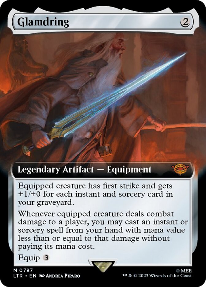 Glamdring (Extended Art) (Surge Foil) [The Lord of the Rings: Tales of Middle-Earth] | The Clever Kobold