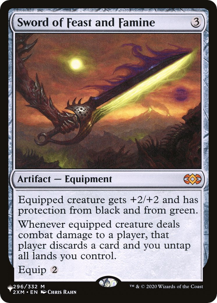 Sword of Feast and Famine [LIST - 296/332]