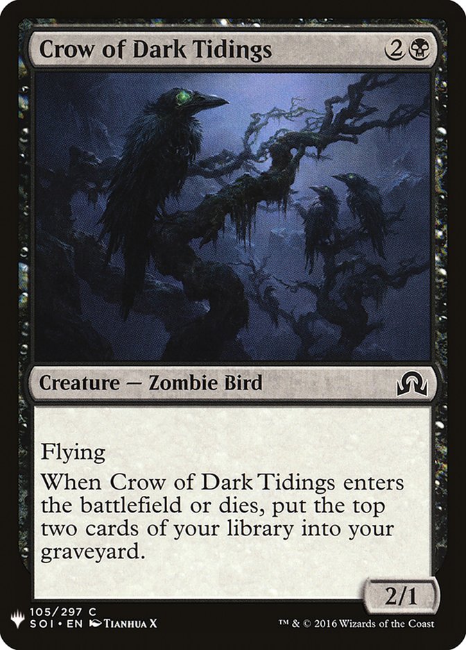 Crow of Dark Tidings [Mystery Booster] | The Clever Kobold