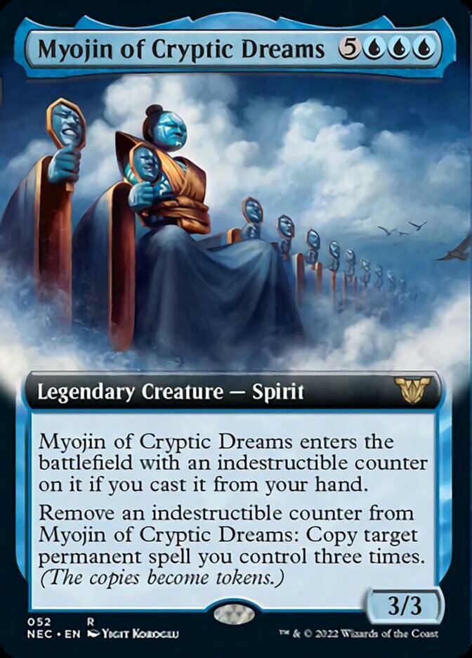 Myojin of Cryptic Dreams (Extended Art) [Kamigawa: Neon Dynasty Commander] | The Clever Kobold