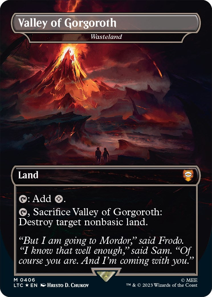 Valley of Gorgoroth - Wasteland (Surge Foil) [LTC - 406]