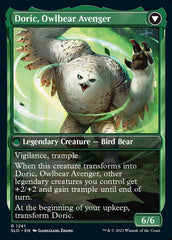 Doric, Nature's Warden // Doric, Owlbear Avenger [Secret Lair Drop Series] | The Clever Kobold