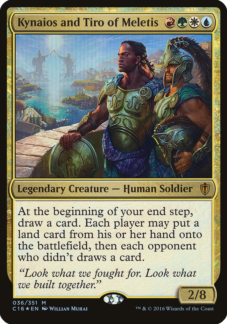 Kynaios and Tiro of Meletis (Oversized) [Commander 2016 Oversized] | The Clever Kobold