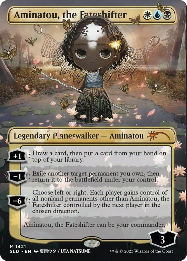 Aminatou, the Fateshifter (Rainbow Foil) [Secret Lair Drop Series] | The Clever Kobold