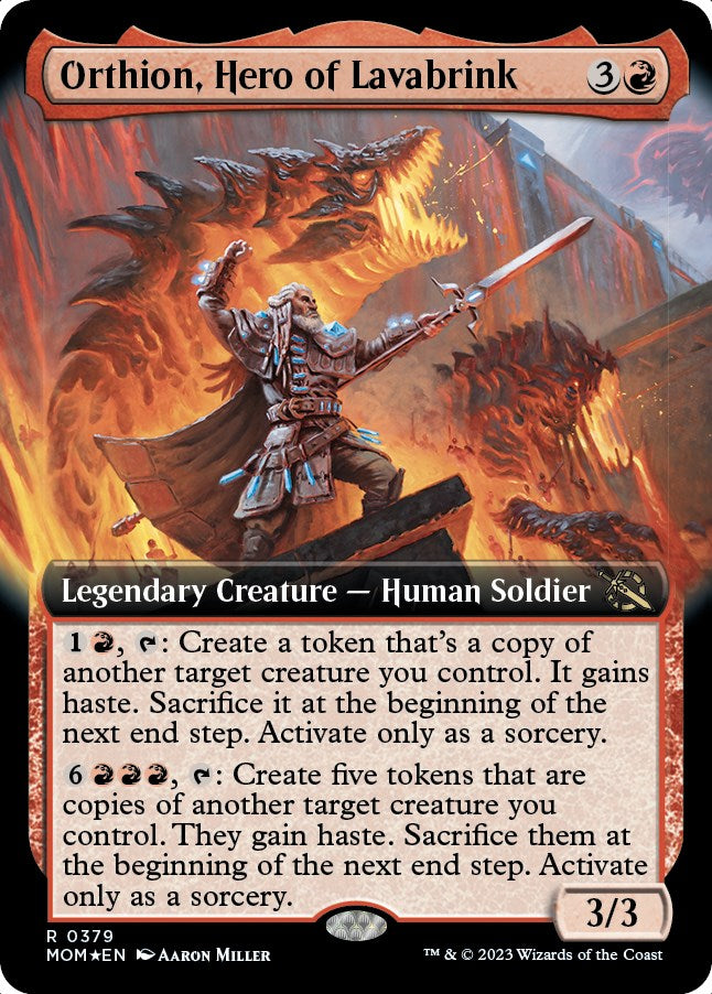 Orthion, Hero of Lavabrink (Extended Art) [MOM - 379]