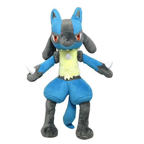 Sanei Pokemon All Star Collection PP12 Lucario Plush, 12"
