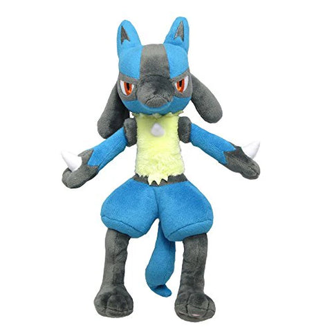 Sanei Pokemon All Star Collection PP12 Lucario Plush, 12"