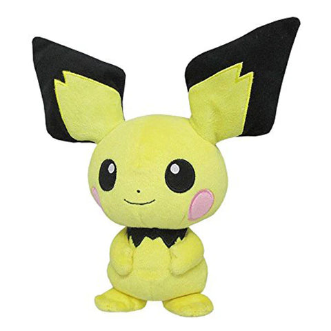 Sanei Pokemon All Star Collection PP25 Pichu Plush, 8"