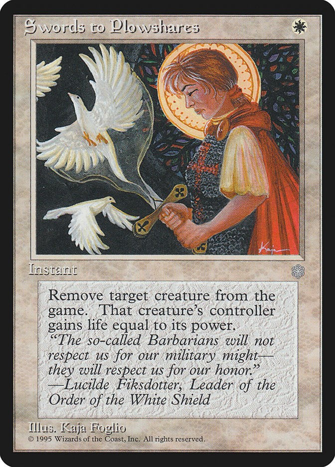 Swords to Plowshares [ICE - N/A]