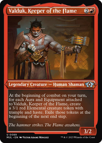 Valduk, Keeper of the Flame (Foil Etched)