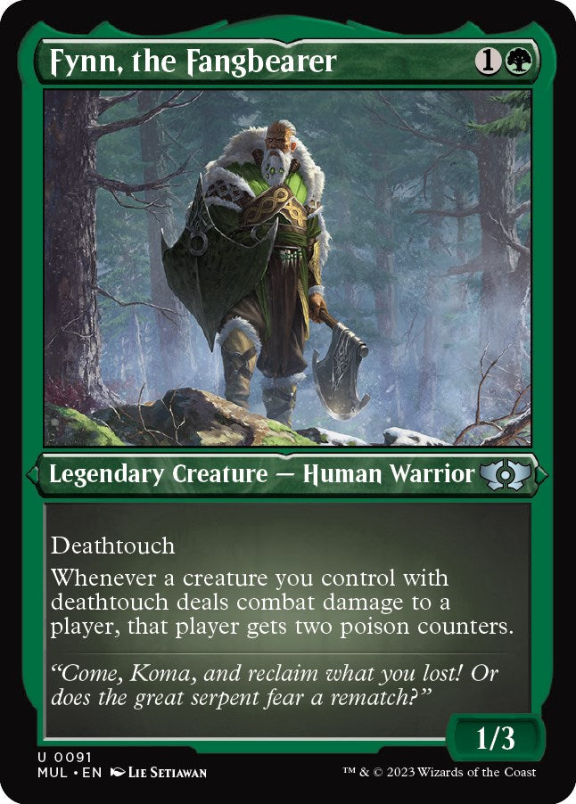 Fynn, the Fangbearer (Foil Etched)
