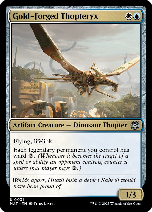Gold-Forged Thopteryx [MAT - 31]