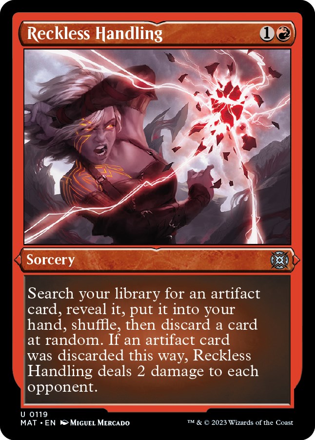 Reckless Handling (Foil Etched) [MAT - 119]