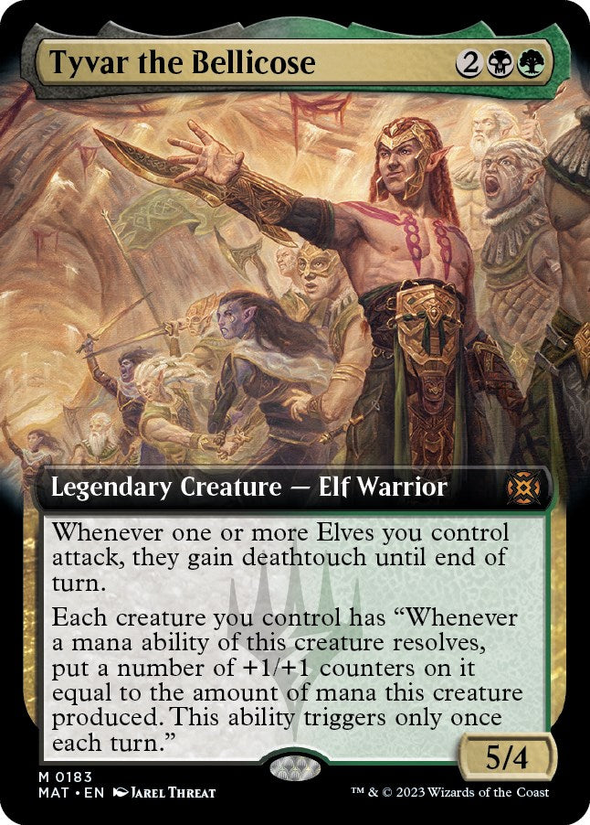 Tyvar the Bellicose (Extended Art) [MAT - 183]