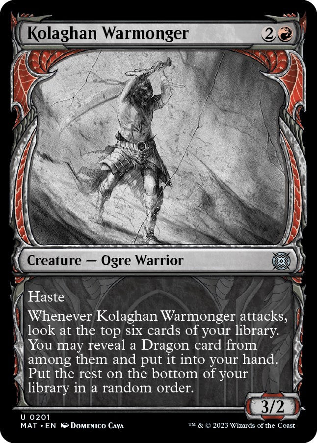 Kolaghan Warmonger (Halo Foil) [MAT - 201]