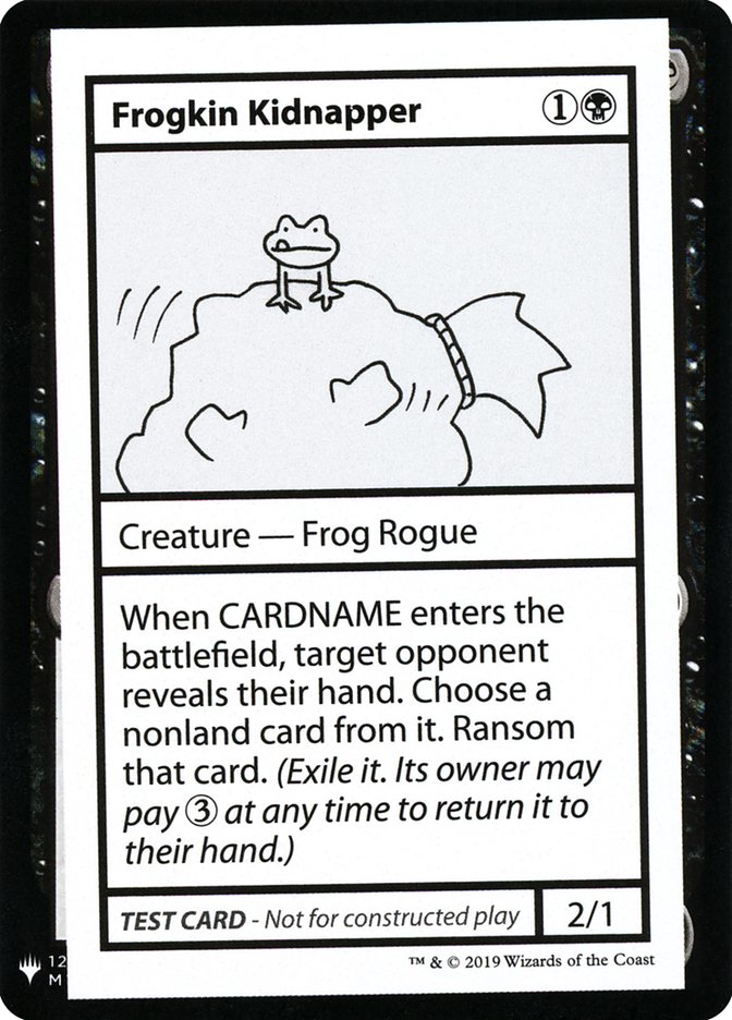 Frogkin Kidnapper [Mystery Booster Playtest Cards] | The Clever Kobold