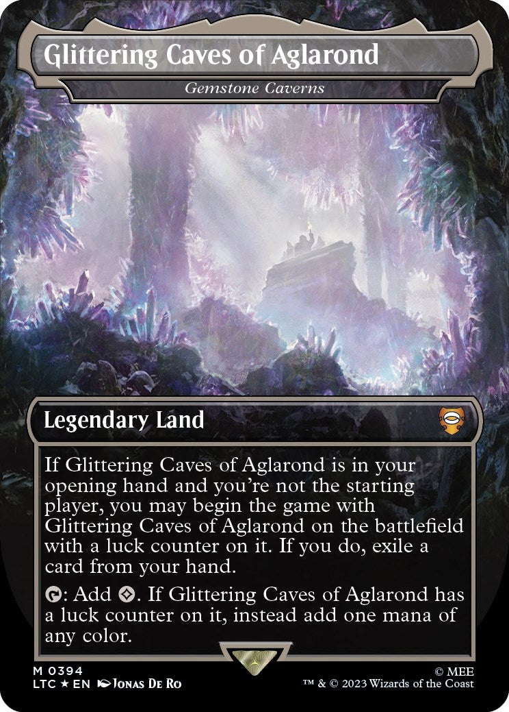 Glittering Caves of Aglarond - Gemstone Caverns (Surge Foil)