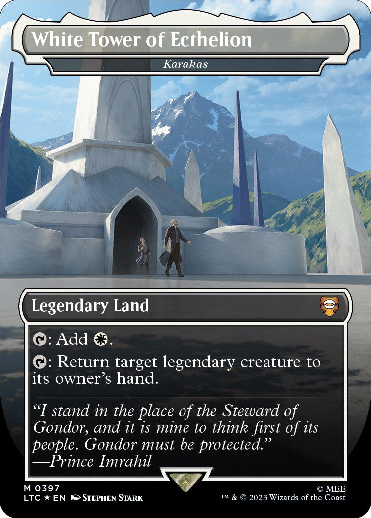 White Tower of Ecthelion - Karakas (Surge Foil Realms and Relics) [The Lord of the Rings: Tales of Middle-Earth Commander] | The Clever Kobold