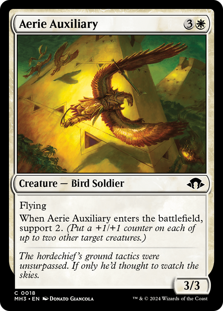 Aerie Auxiliary [Modern Horizons 3] | The Clever Kobold