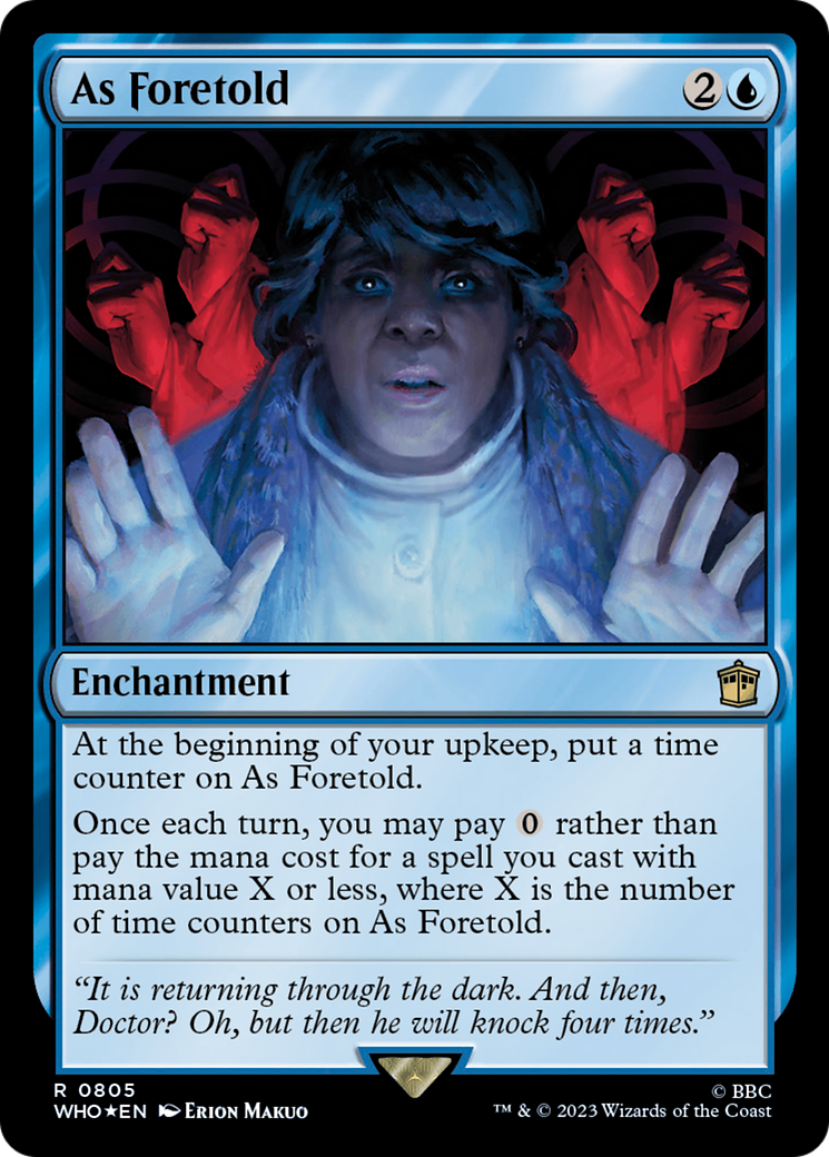 As Foretold (Surge Foil) [Doctor Who] | The Clever Kobold