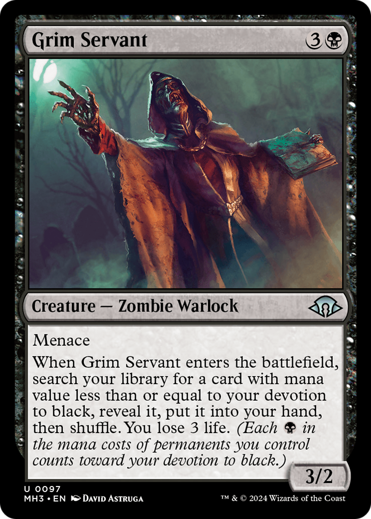 Grim Servant [Modern Horizons 3] | The Clever Kobold