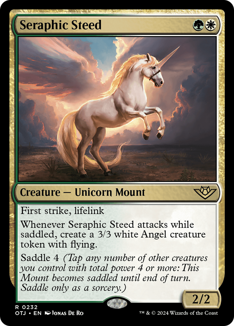 Seraphic Steed [Outlaws of Thunder Junction] | The Clever Kobold