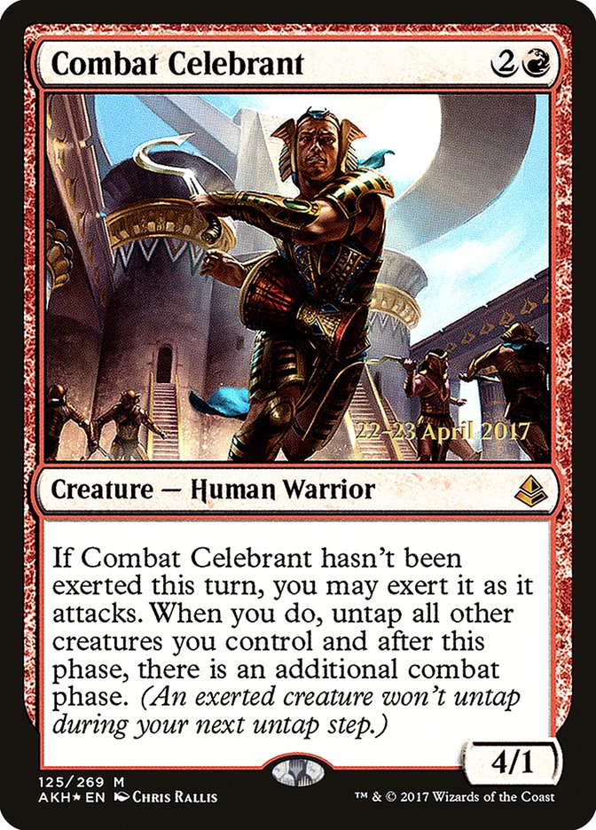 Combat Celebrant [Amonkhet Prerelease Promos] | The Clever Kobold