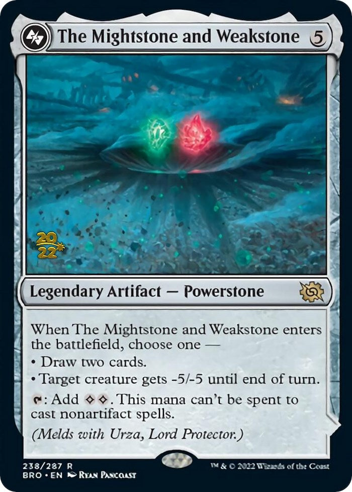 The Mightstone and Weakstone [The Brothers' War Prerelease Promos] | The Clever Kobold