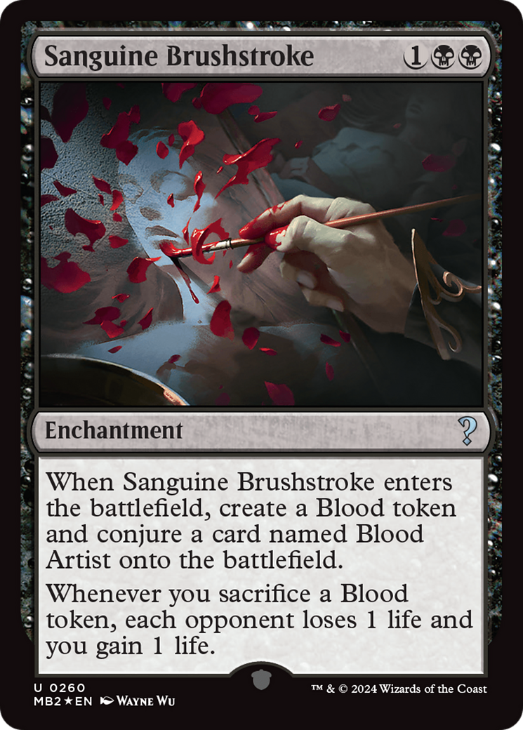 Sanguine Brushstroke [Mystery Booster 2] | The Clever Kobold