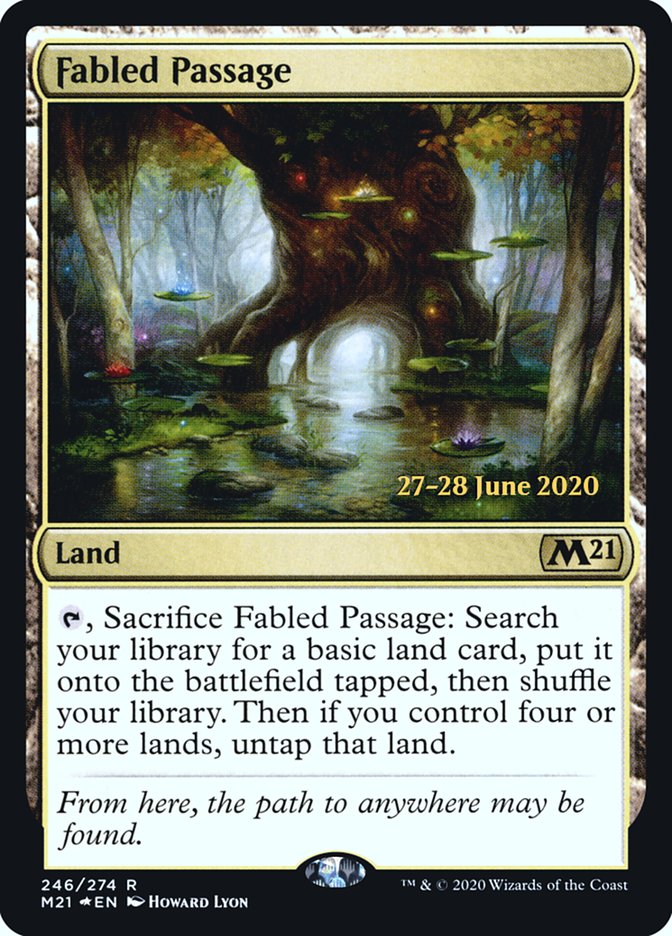 Fabled Passage [Core Set 2021 Prerelease Promos] | The Clever Kobold