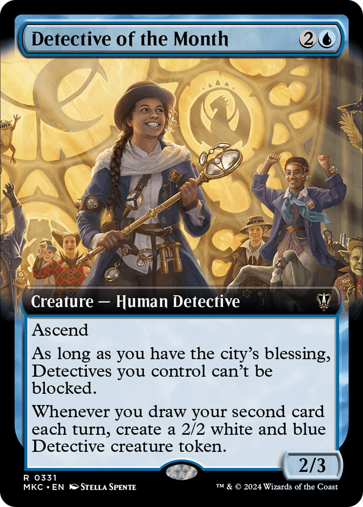 Detective of the Month (Extended Art) [Murders at Karlov Manor Commander] | The Clever Kobold