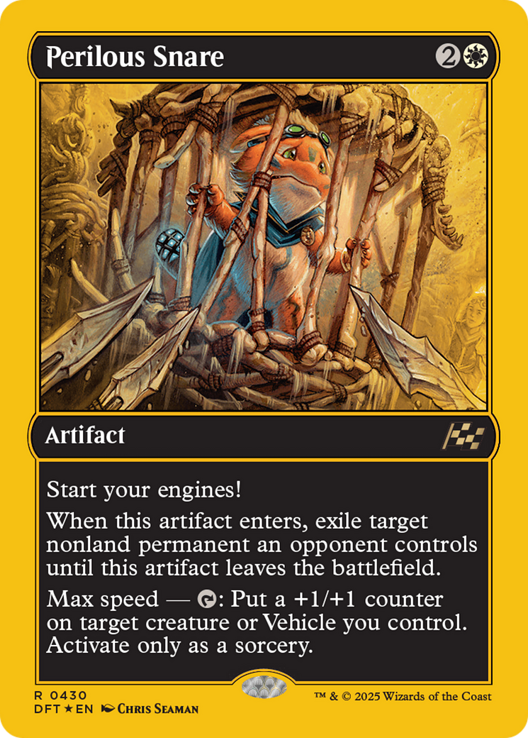 Perilous Snare (First-Place Foil) [Aetherdrift] | The Clever Kobold